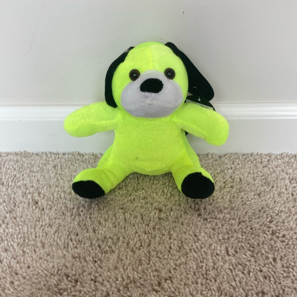 Green dog